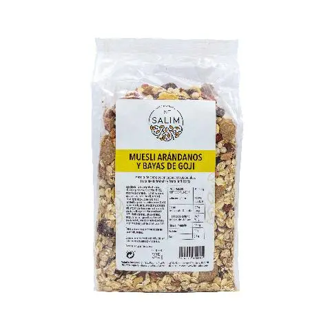 Imagen MUESLI ARANDANOS Y BAYAS GOJI  375GRS.