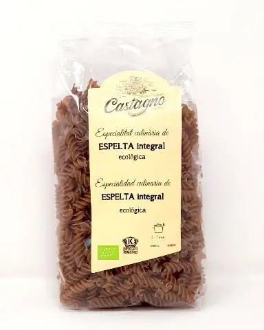 Imagen ESPIRALES ESPELTA INTEGRAL ECO 500 GR.- CASTAO