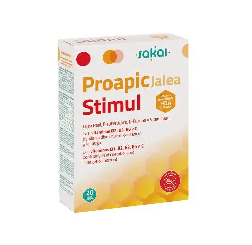 Imagen PROAPIC JALEA STIMUL 20 VIALES 10ML.