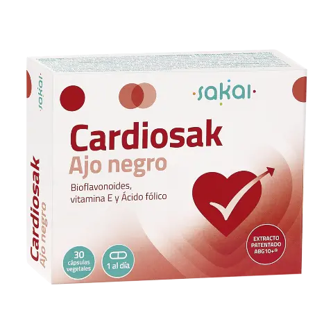 Imagen CARDIOSAK AJO NEGRO 30 CAPSULAS