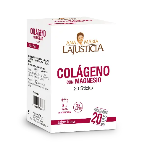 Imagen COLAGENO CON MAGNESIO-FRESA 20 STICKS.