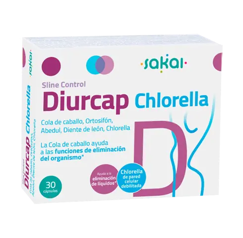 Imagen SLINE CONTROL DIURCAP CHLORELLA 30 CAPSULAS