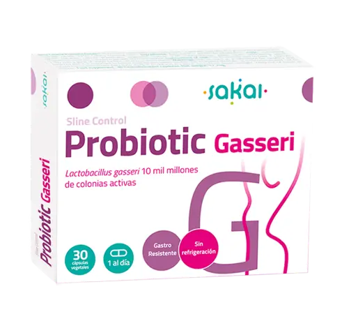 Imagen SLINE CONTROL PROBIOTIC GASSERI 30 CAPS.GASTRORES.