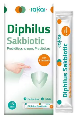 Imagen DIPHILUS SAKBIOTIC 15 STICK.