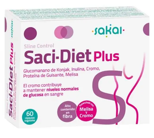 Imagen SLINE CONTROL SACI-DIET PLUS 60 CAPSULAS