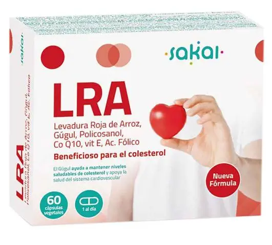 Imagen LRA LEVADURA ROJA ARROZ 60 CAPSULAS