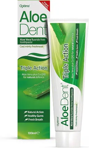 Imagen DENTIFRICO ALOE VERA TRIPLE ACCION SIN FLUOR