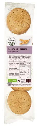 Imagen GALLETAS INTEGRAL ESPELTA ECO 200GRS.