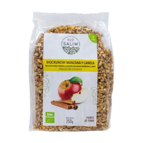 Imagen BIO CRUNCHY MANZANA Y CANELA 250 GR.