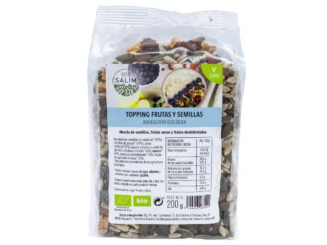 Imagen TOPPING FRUTAS Y SEMILLAS ECO 200G