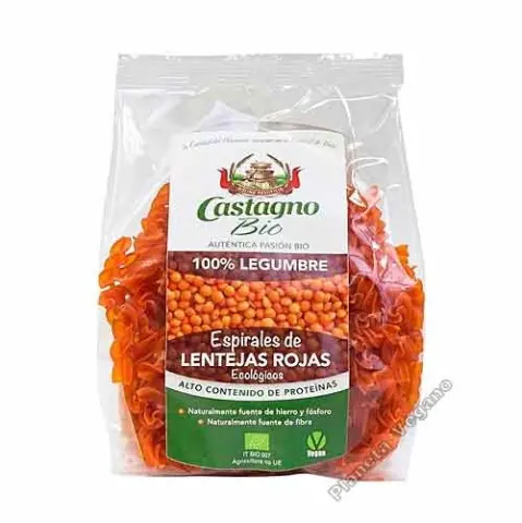 Imagen ESPIRALES LENTEJAS ROJAS  250G