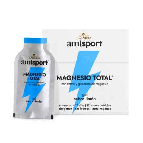 Imagen AMLSPORT MAGNESIO TOTAL GEL 20ML.12 SOBRES