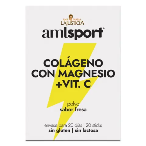 Imagen AMISPORT COLAGENO+ MAGNESIO +VIT C-FRESA 20 STICKS