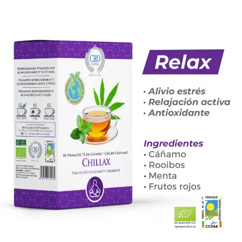 Imagen INFUSION CAAMO ECO CHILLAX RELAX 10 PIRAMIDES