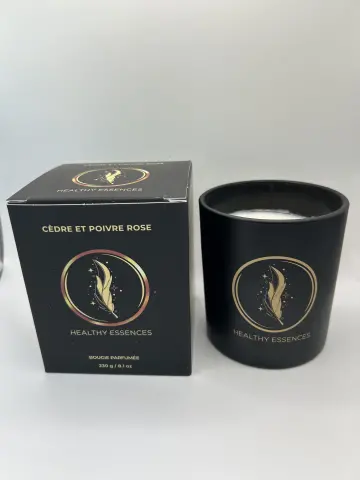 Imagen VELA AROMATICA CEDRO Y PIMIENTA ROSA 230GR.