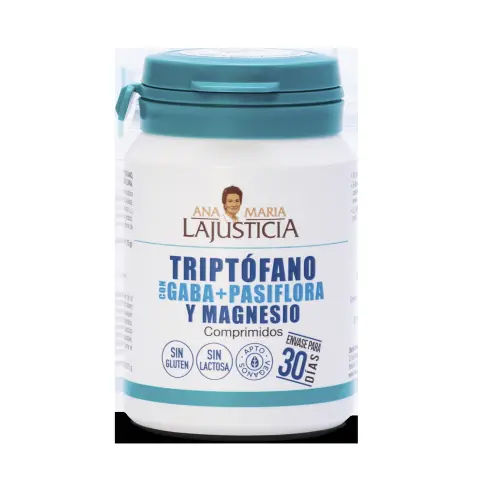 Imagen TRIPTOFANO CON GABA + PASIFLORA Y MAGNESIO 60COMP.